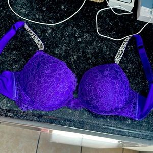 Purple bling, Victoria’s Secret bra. New.